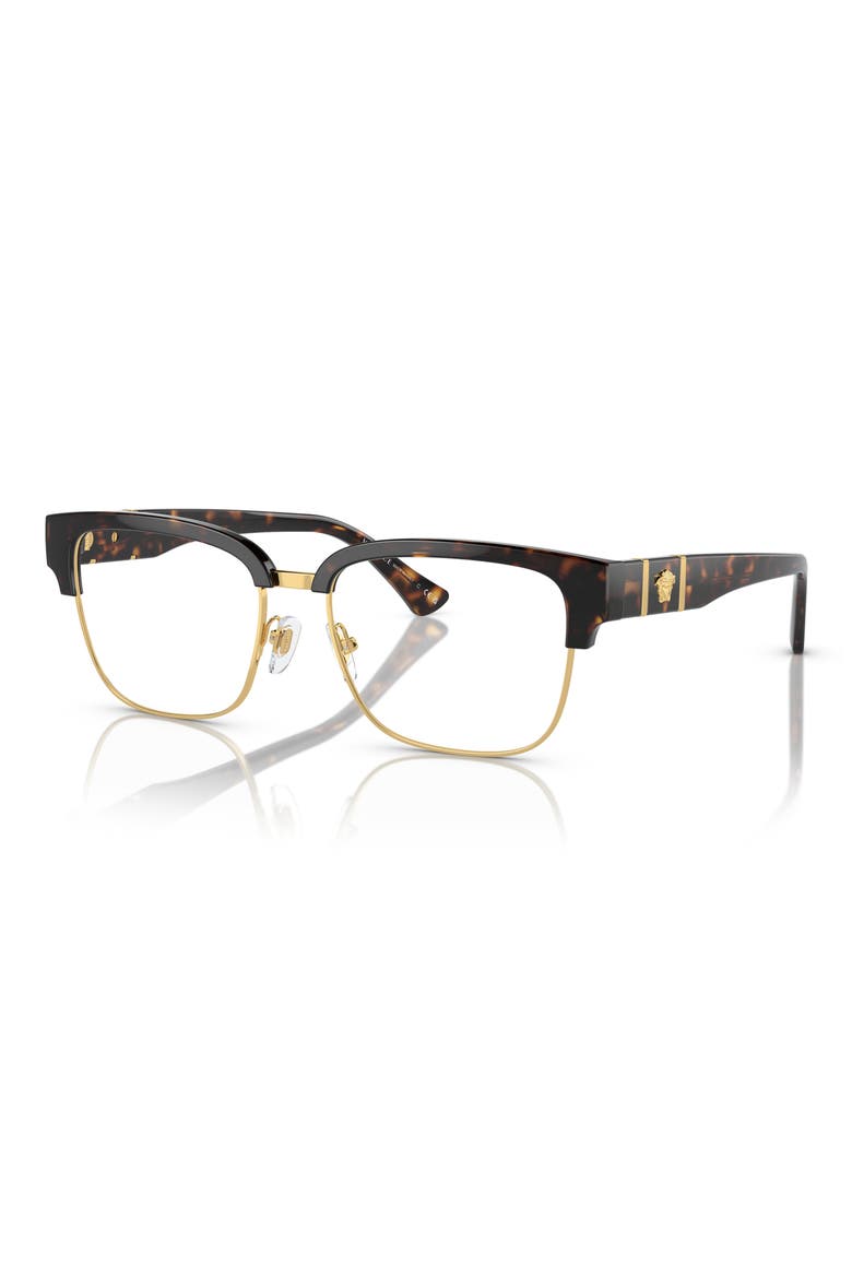 55mm Square Optical Glasses, Alternate, color, HAVANA