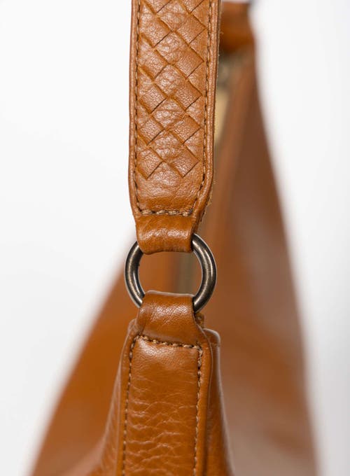 Deux Mains Saddle Shoulder Bag In Brown