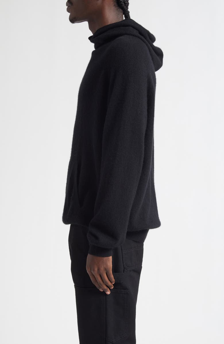 FRENCKENBERGER BF Hooded Cashmere Sweater, Alternate, color, Black