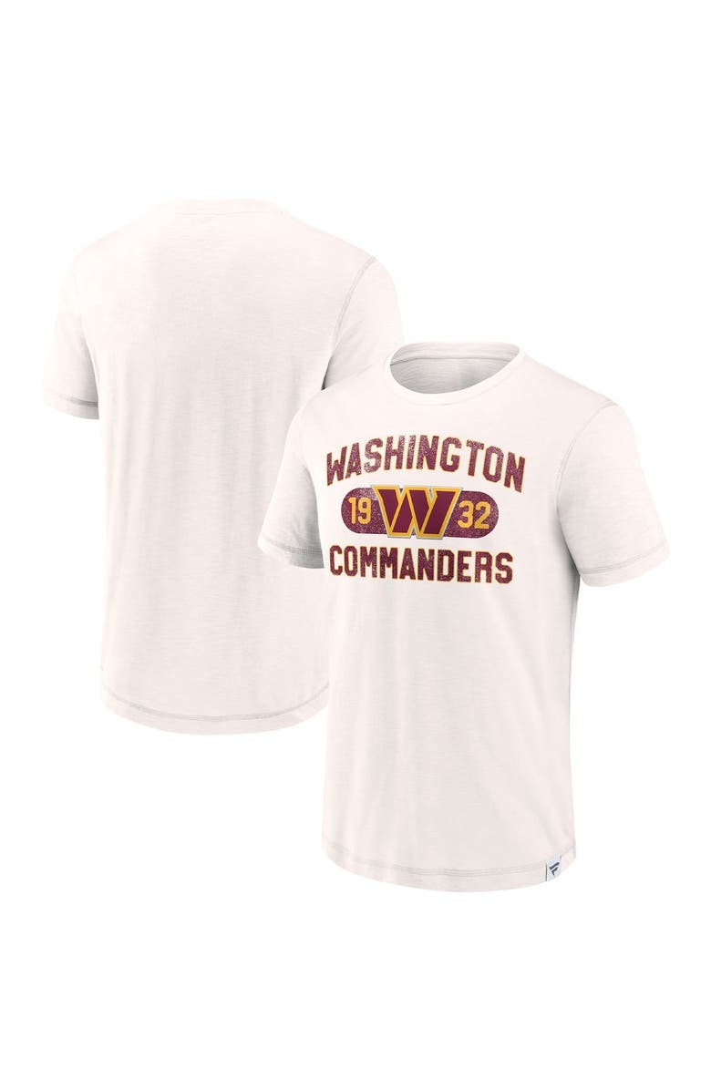 FANATICS Men's Fanatics Branded White Washington Commanders Act Fast T-Shirt, Main, color, 