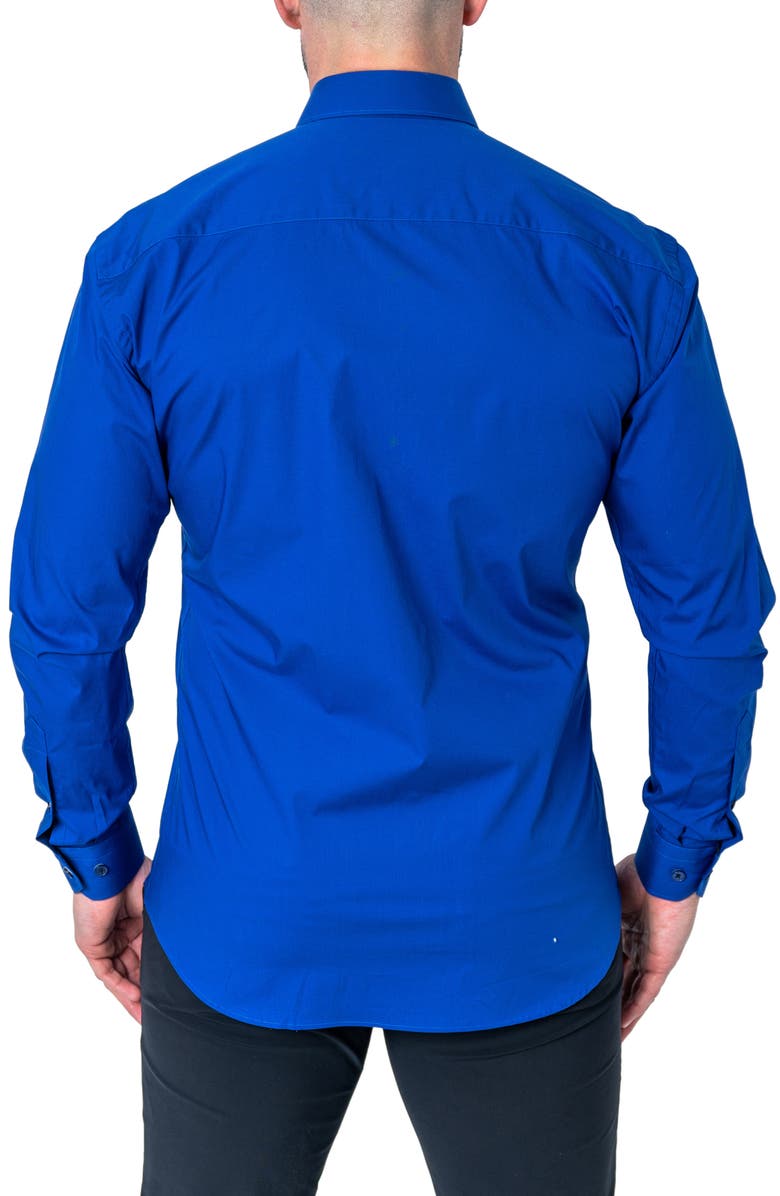 Maceoo Fibonacci Solid Contemporary Fit Button-Up Shirt, Alternate, color, 