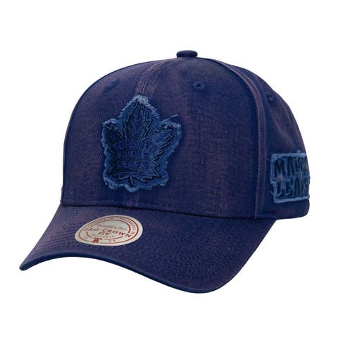 Men's Mitchell & Ness  Navy Toronto Maple Leafs Downtown Snow Wash Pro-Crown Adjustable Hat