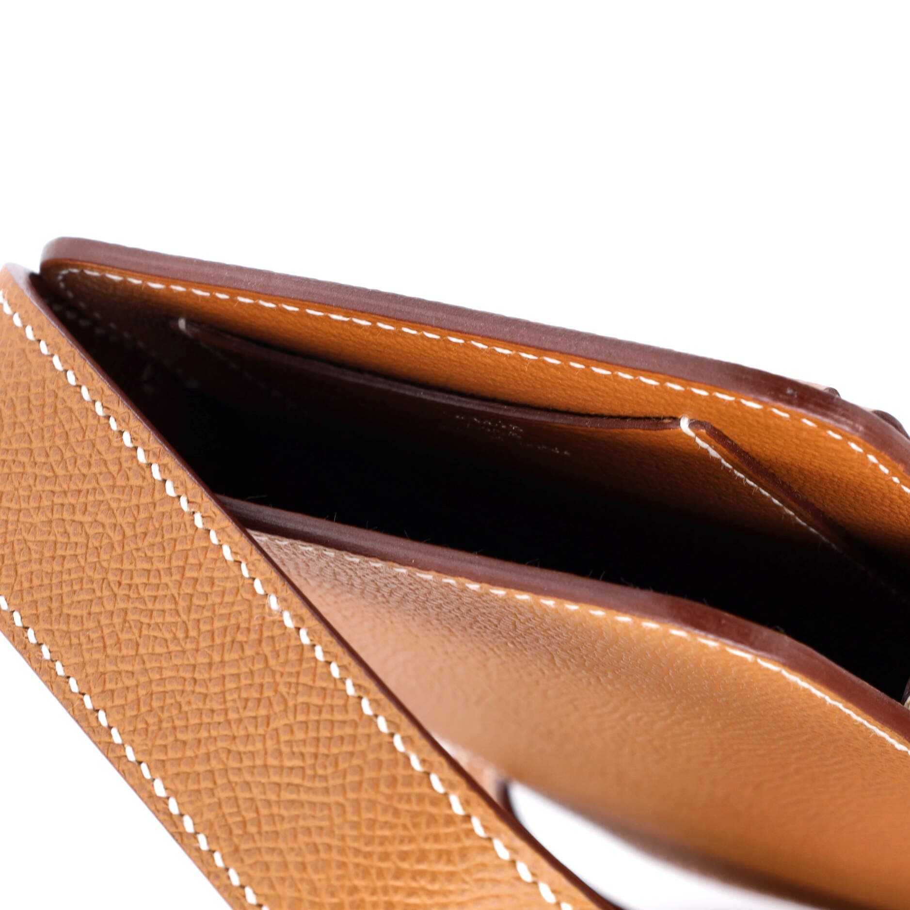 Pre-Owned Hermes Hac a Box Phone Case Epsom, Alternate, color, Gold