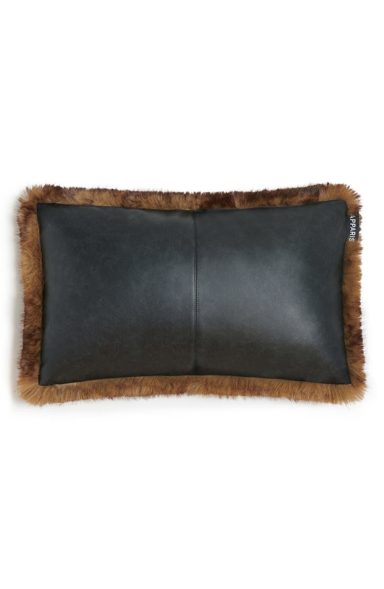 Apparis Cicly Pluche<sup>™</sup> Faux Mink Accent Pillow, Alternate, color, Mink