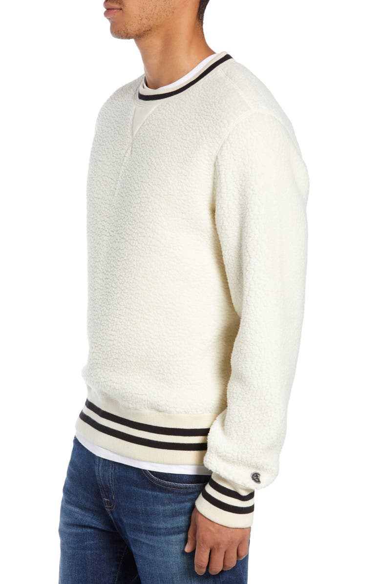 Todd Snyder + Champion Fleece Crewneck Sweatshirt, Alternate, color,