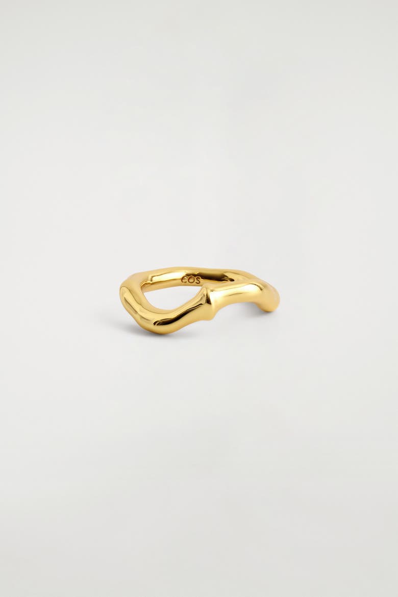 Sculpted Ring, Main, color, GOLD