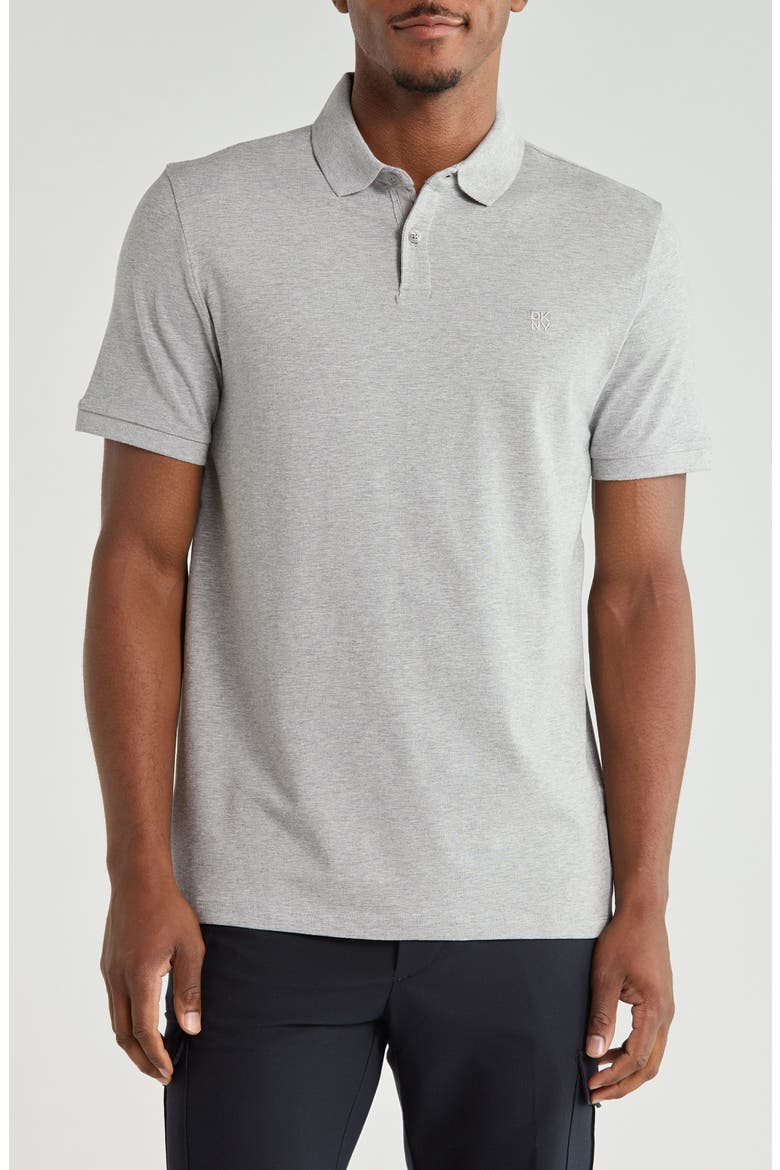 Essential Polo, Main, color, HEATHER GRAY