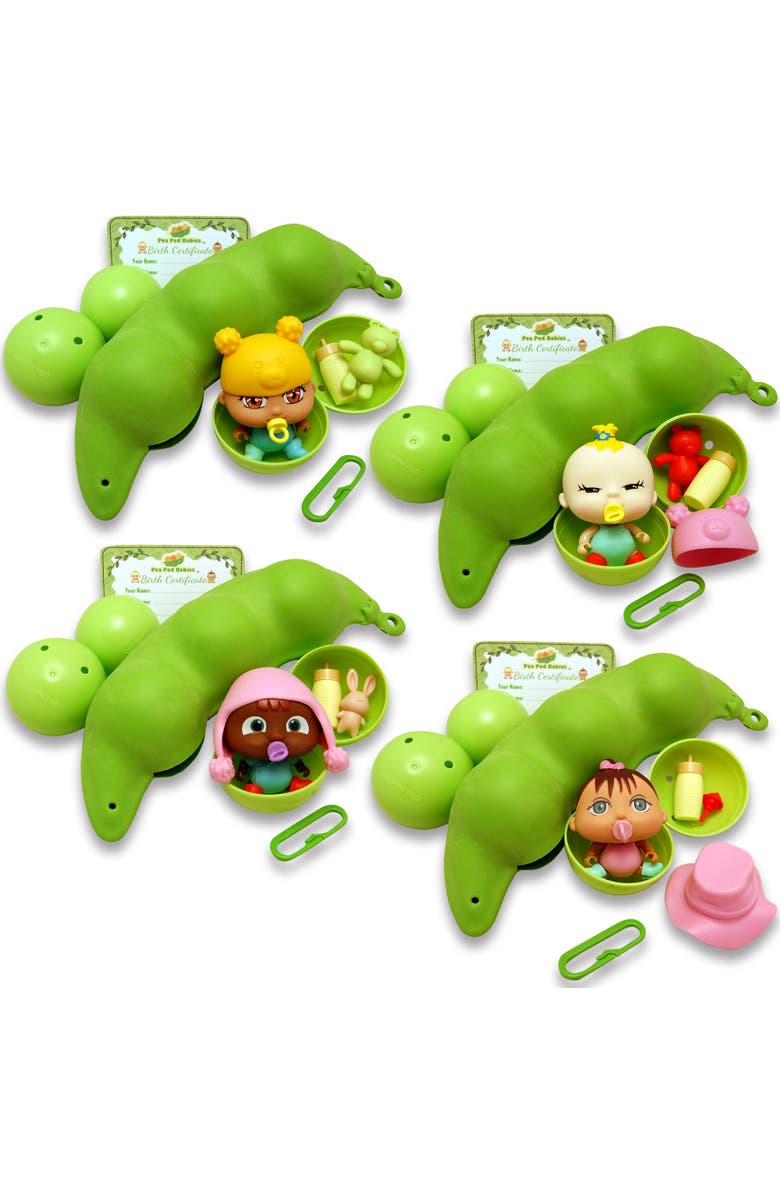 Pea Pod Babies Mystery Surprise 4 Pack Mini Dolls, 3+, Main, color, Multicolored