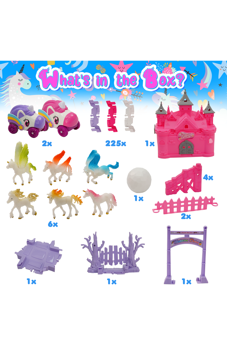 USA Toyz Unicorn Speedway Tracks  - 252pc, Alternate, color, Multi Color