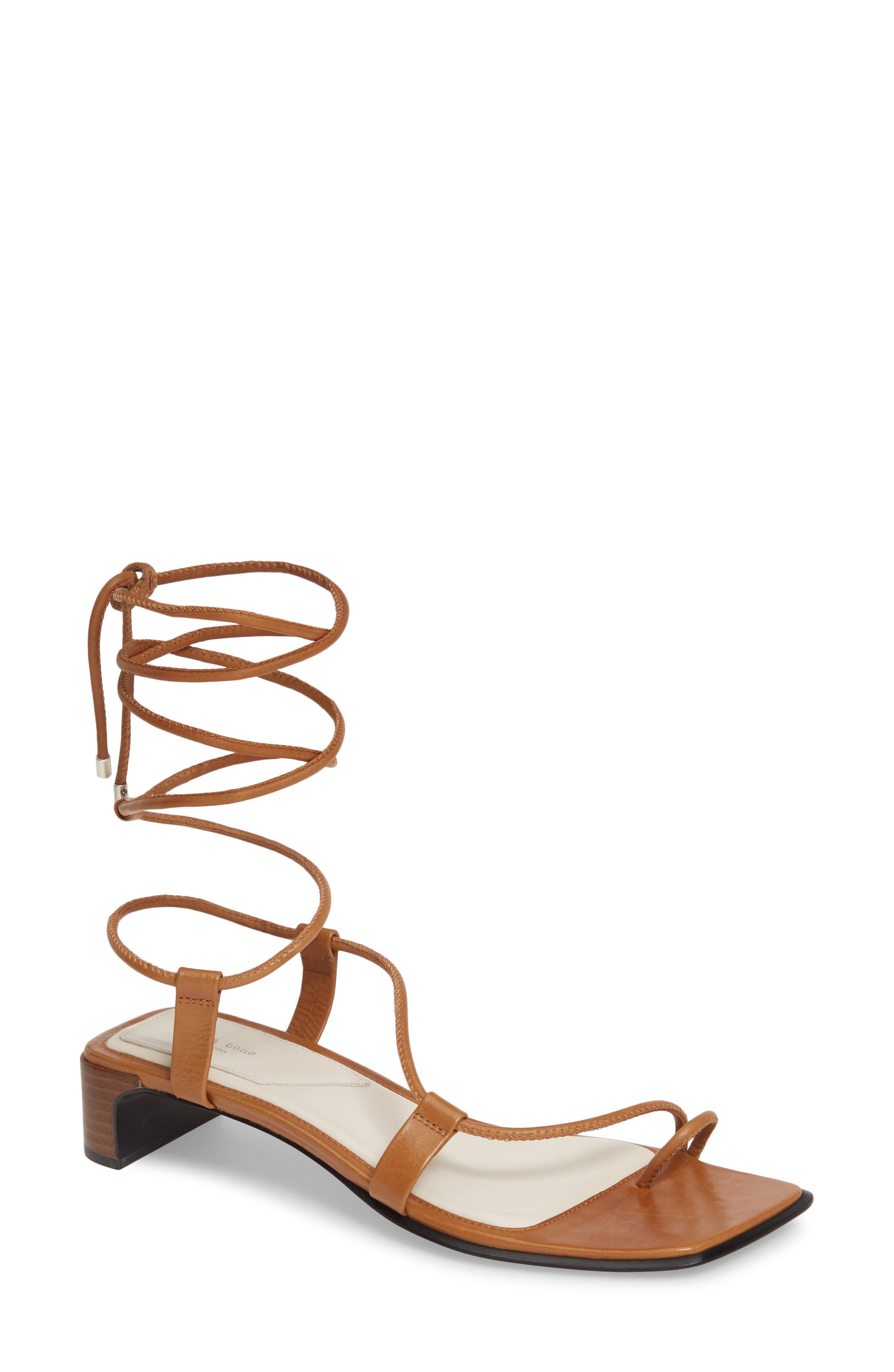 Cindy Lace-Up Sandal, Main, color, TAN
