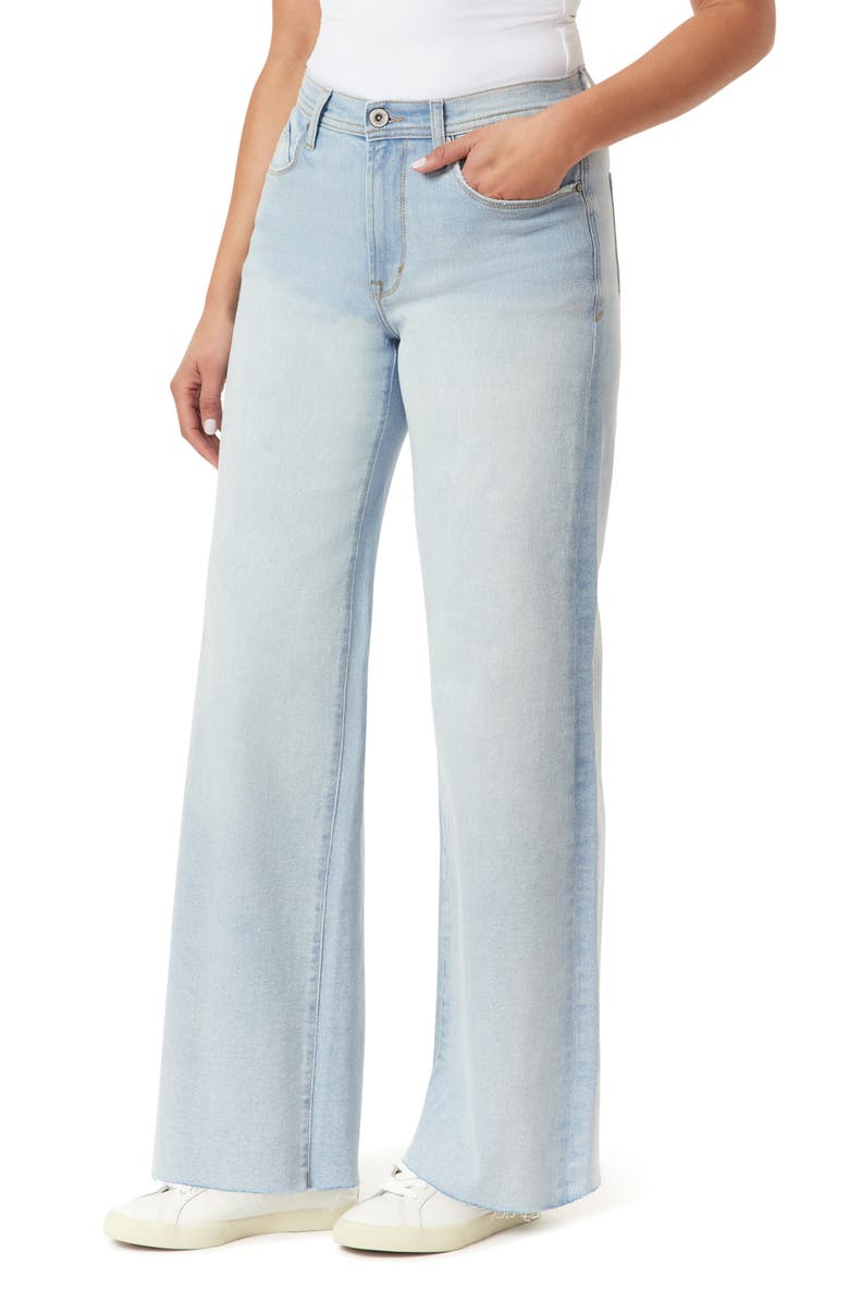 Kensie The Kaya High Rise Wide Leg Jeans, Alternate, color, Logan