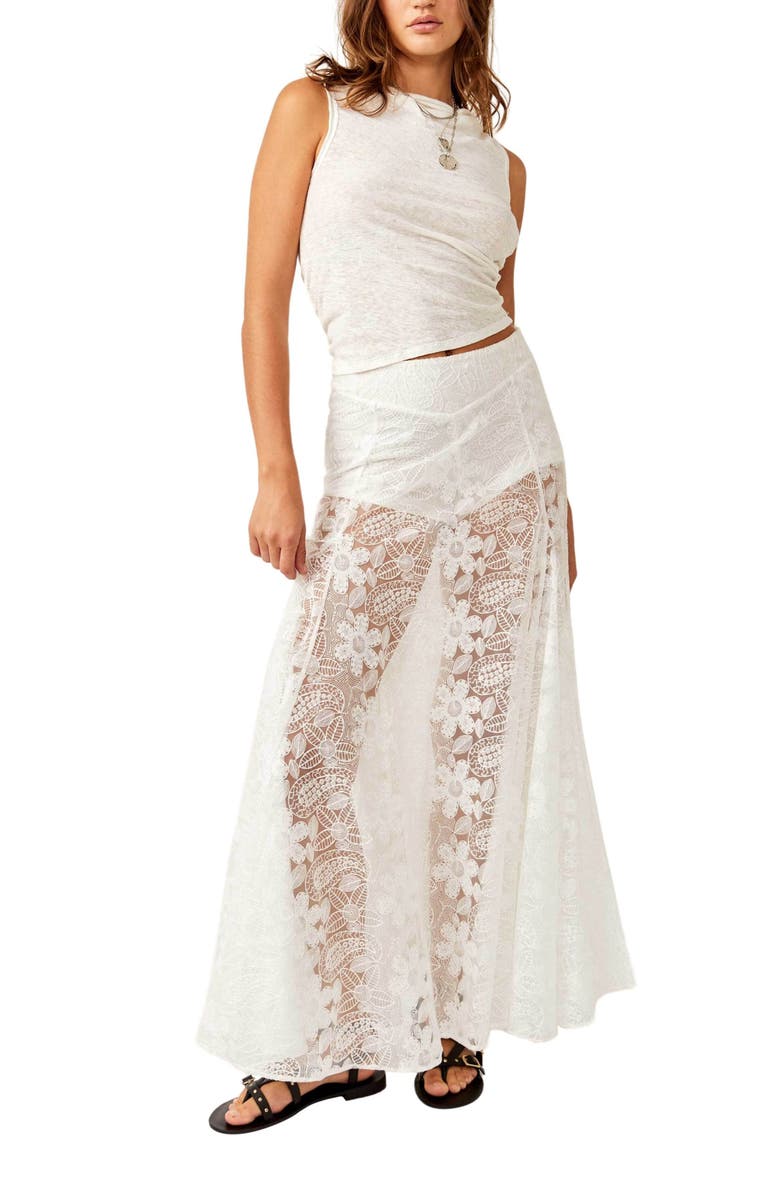 Free People Beat of the Moment Floral Embroidery Maxi Skirt, Alternate, color,
