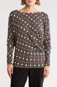 Tart Anita Asymmetric Long Sleeve Top