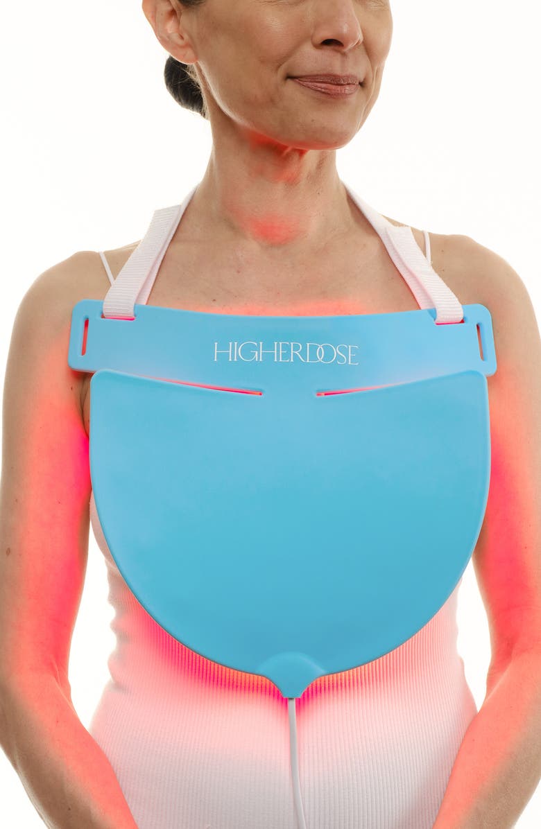 HigherDOSE Red Light Neck Enhancer, Alternate, color, Blue