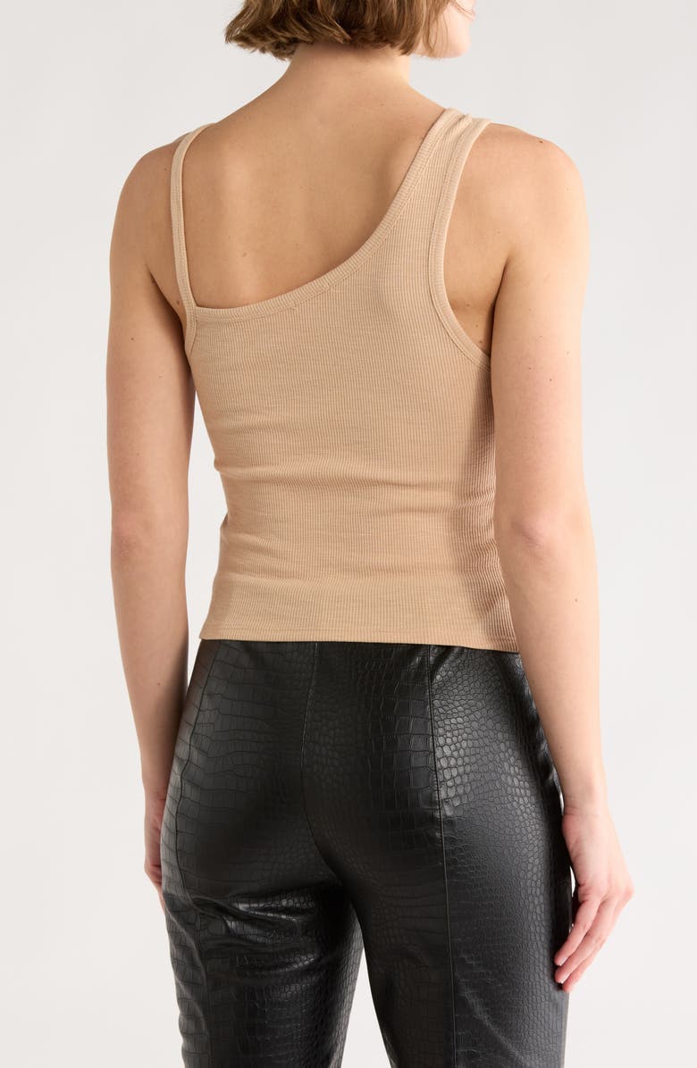 Nia Arizona Cutout Rib Knit Tank, Alternate, color, Blonde