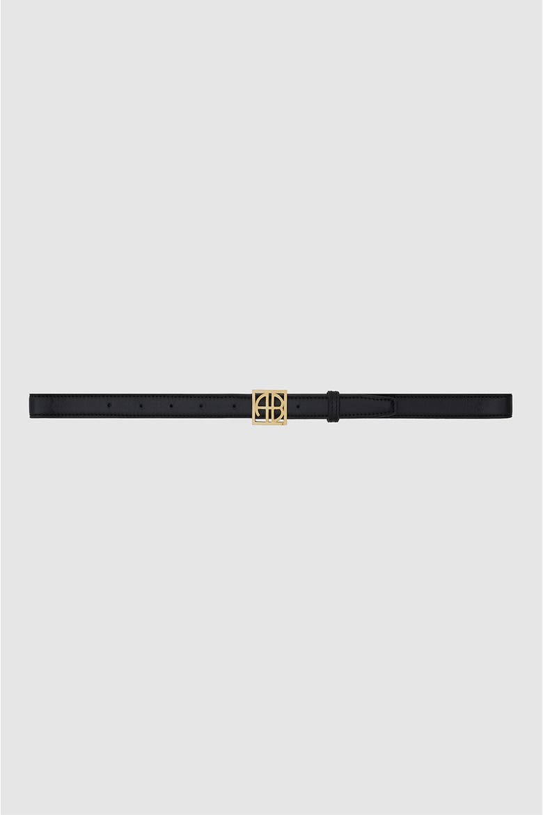 Monogram Belt, Alternate, color, Black
