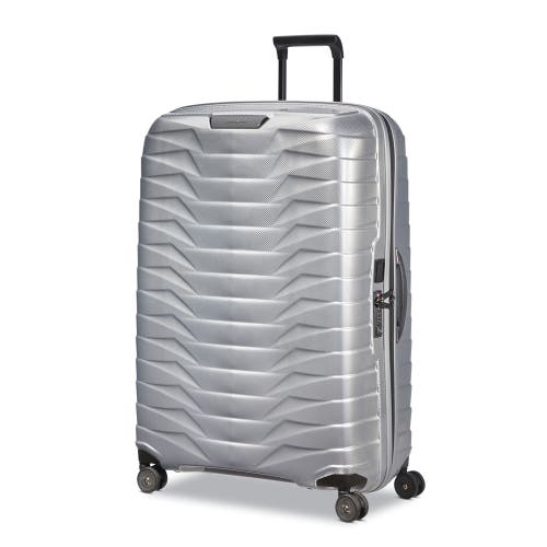 Samsonite Proxis X-large Hardside Tsa Friendly Spinner In Silver