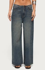 EDIKTED Elia Wide Leg Jeans