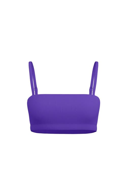 Vitality Pulse Bandeau Bra In Neon Lilac