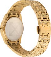 Off-White Discreet Crystal Quartz Bracelet Watch, 32mm
