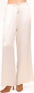 Petal & Pup Valia Satin Wide Leg Pants