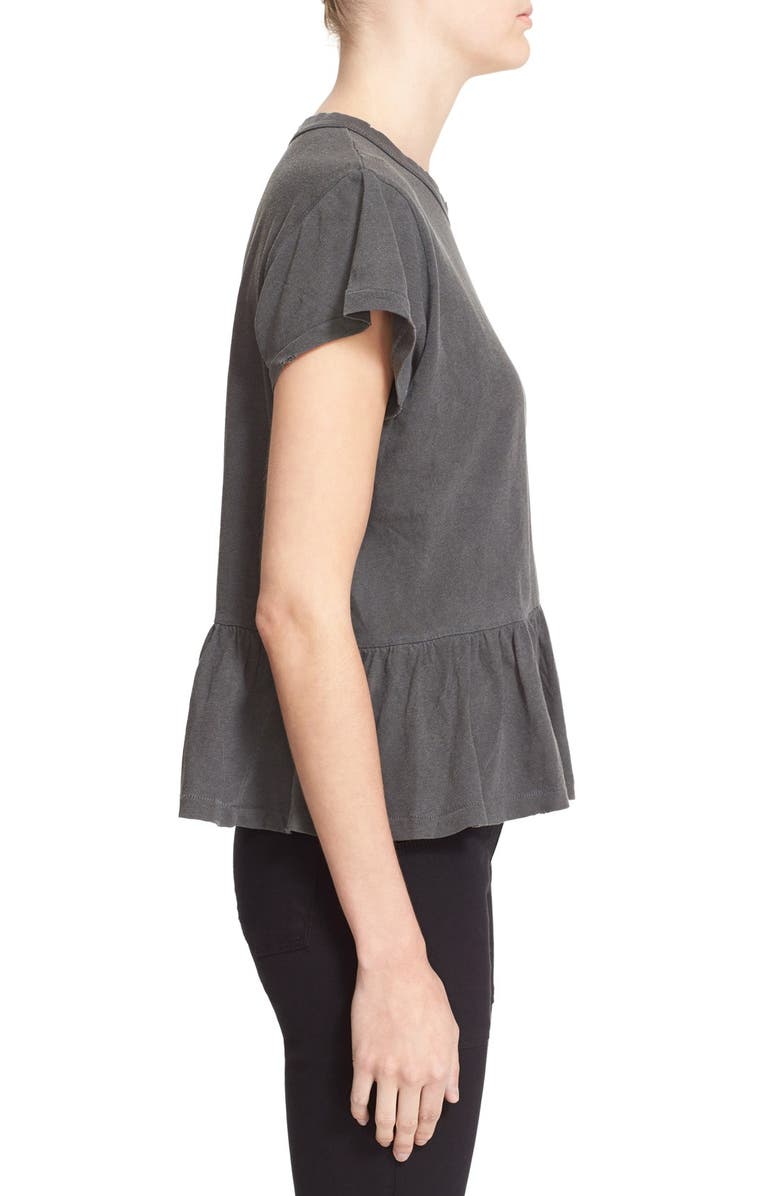 THE GREAT. The Ruffle Tee, Alternate, color,