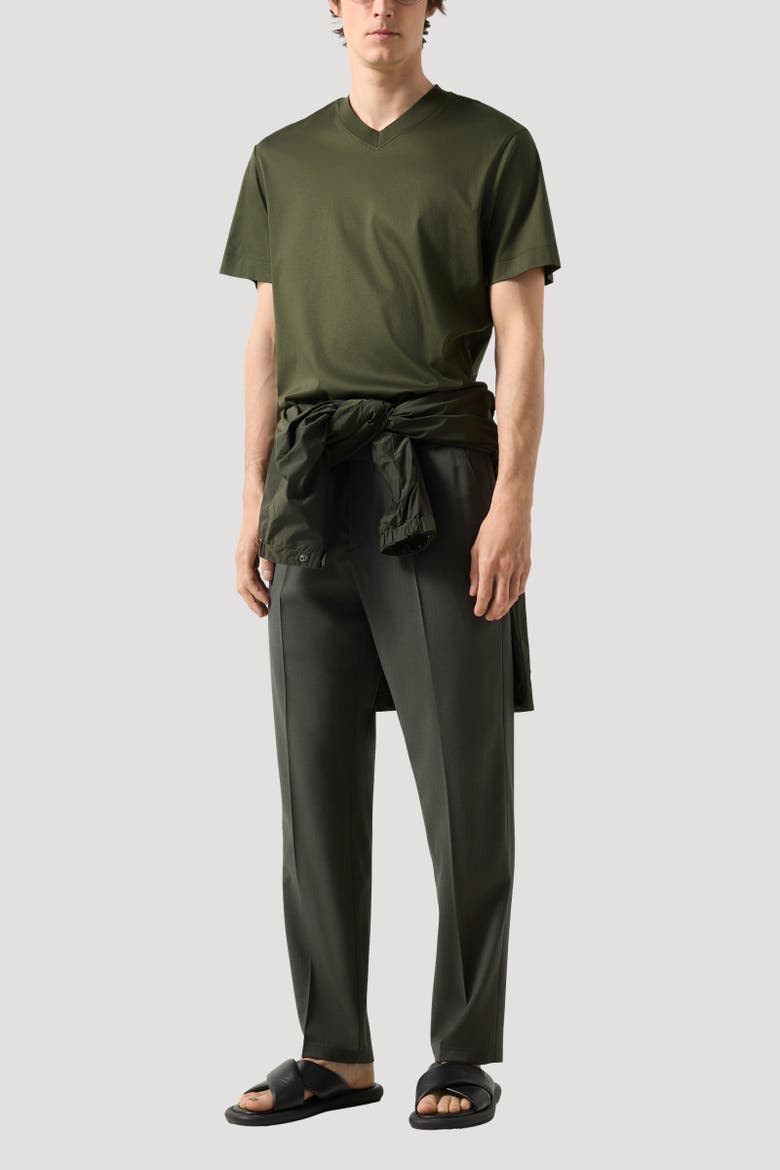 T-Shirt Tiam, Alternate, color, Olive green
