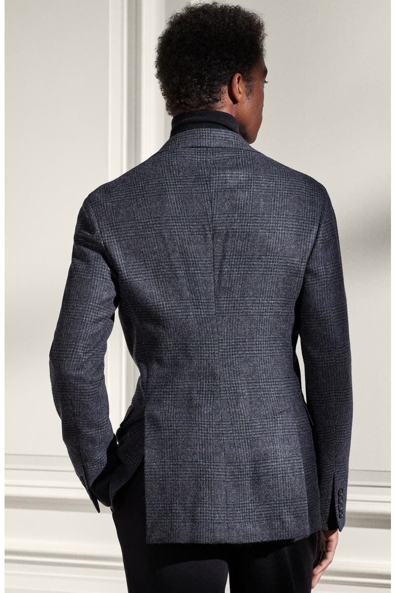 Hadley Glen Plaid Tailored Wool Jacket, Alternate, color, CHARCOAL MULTI W. BURGUNDY