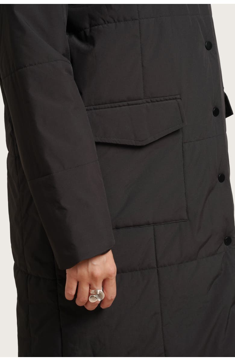 Nom Maternity The Puffer Maternity Coat, Alternate, color, Black