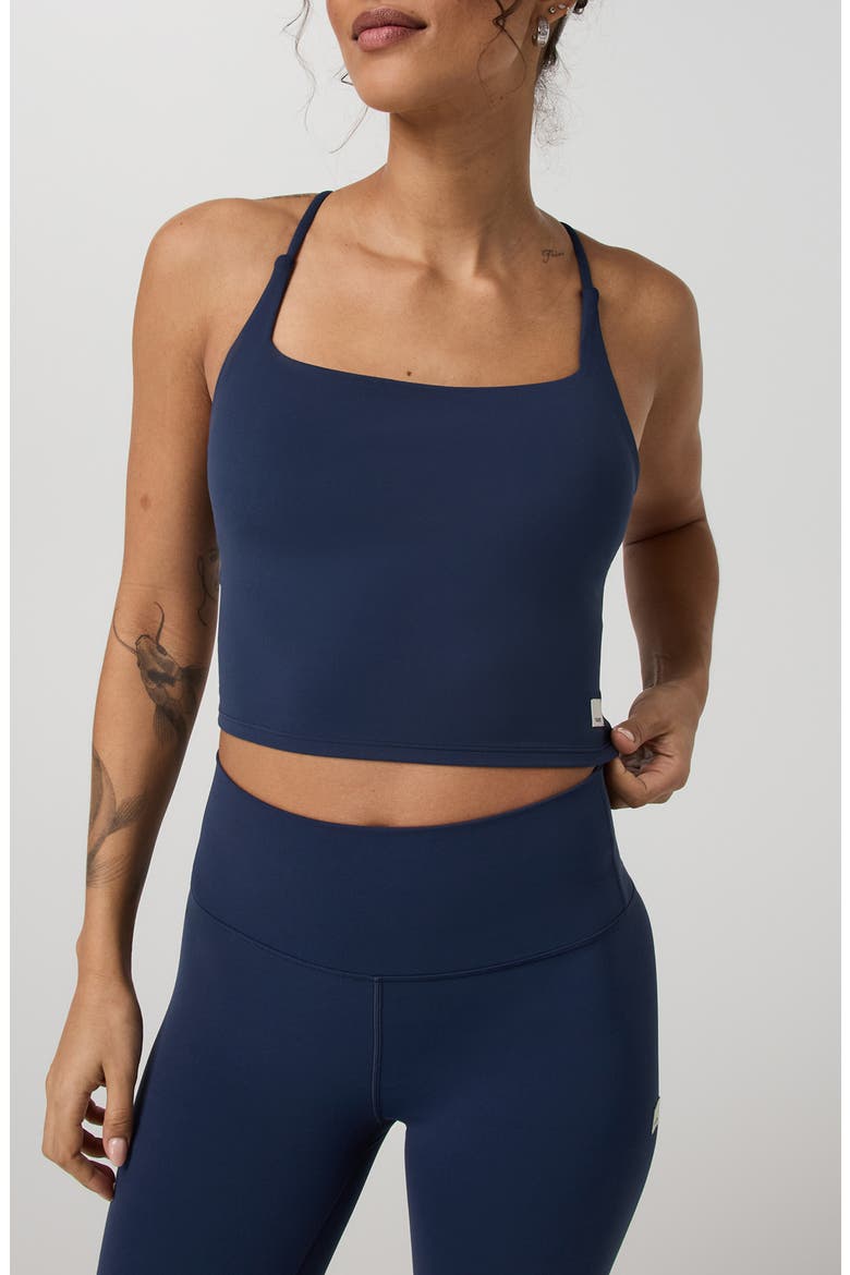 All the Feels Strappy Back Tank, Main, color, BLUE COAST