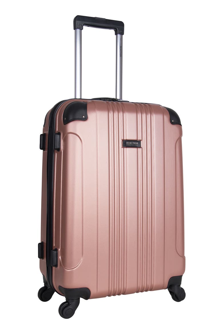 Out of Bounds Hardside Suitcase, Alternate, color, ROSE GOLD