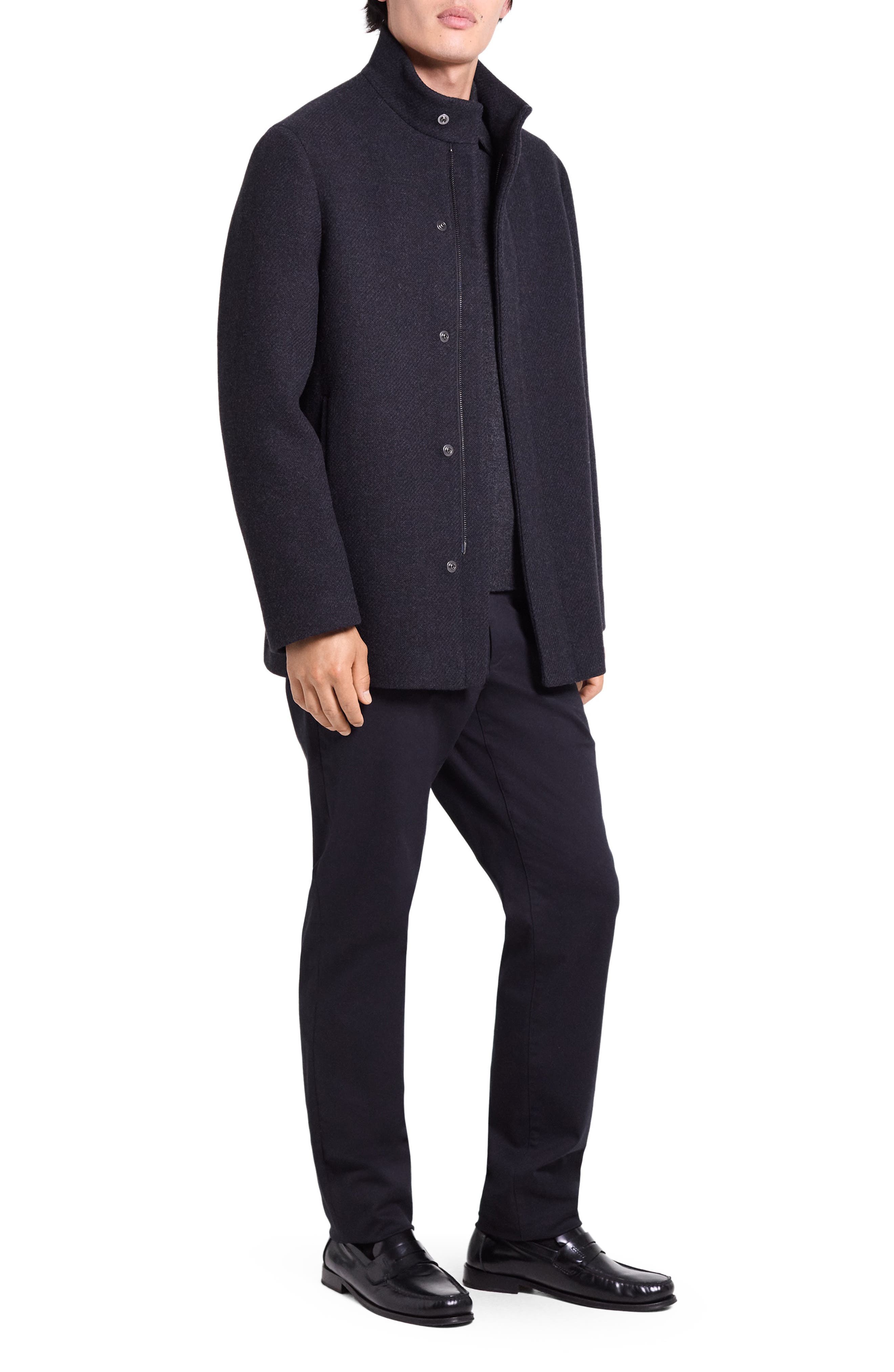 Theory Clarence Wool Melton Coat (Men) | Nordstrom