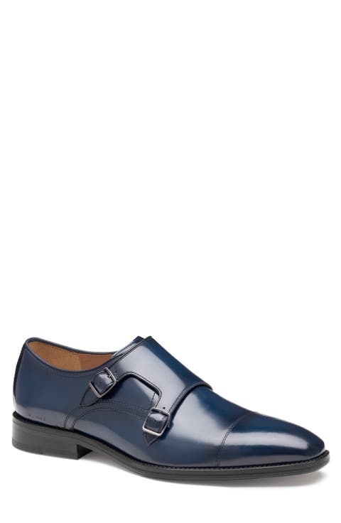 Sullivan Cap Toe Double Monk Strap Shoe (Men)