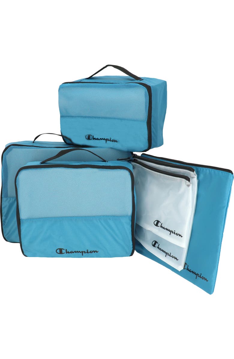 Champion 6-Piece Packing Cube Set, Main, color, Blue