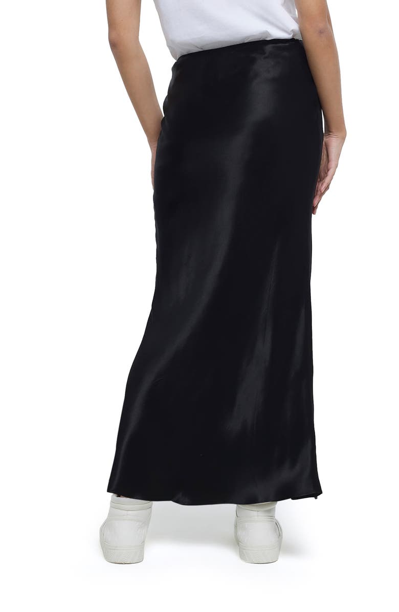 River Island Easy Bias Cut Satin Skirt, Alternate, color,