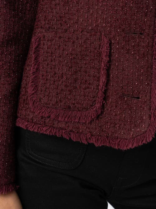 Saint And Sofia Saint + Sofia Ashby Jacket In Purple