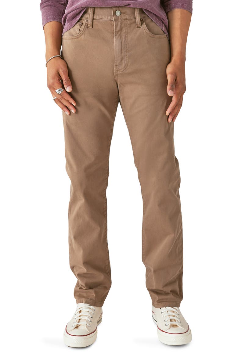 223 Straight Leg Stretch Jeans, Main, color, COCOA