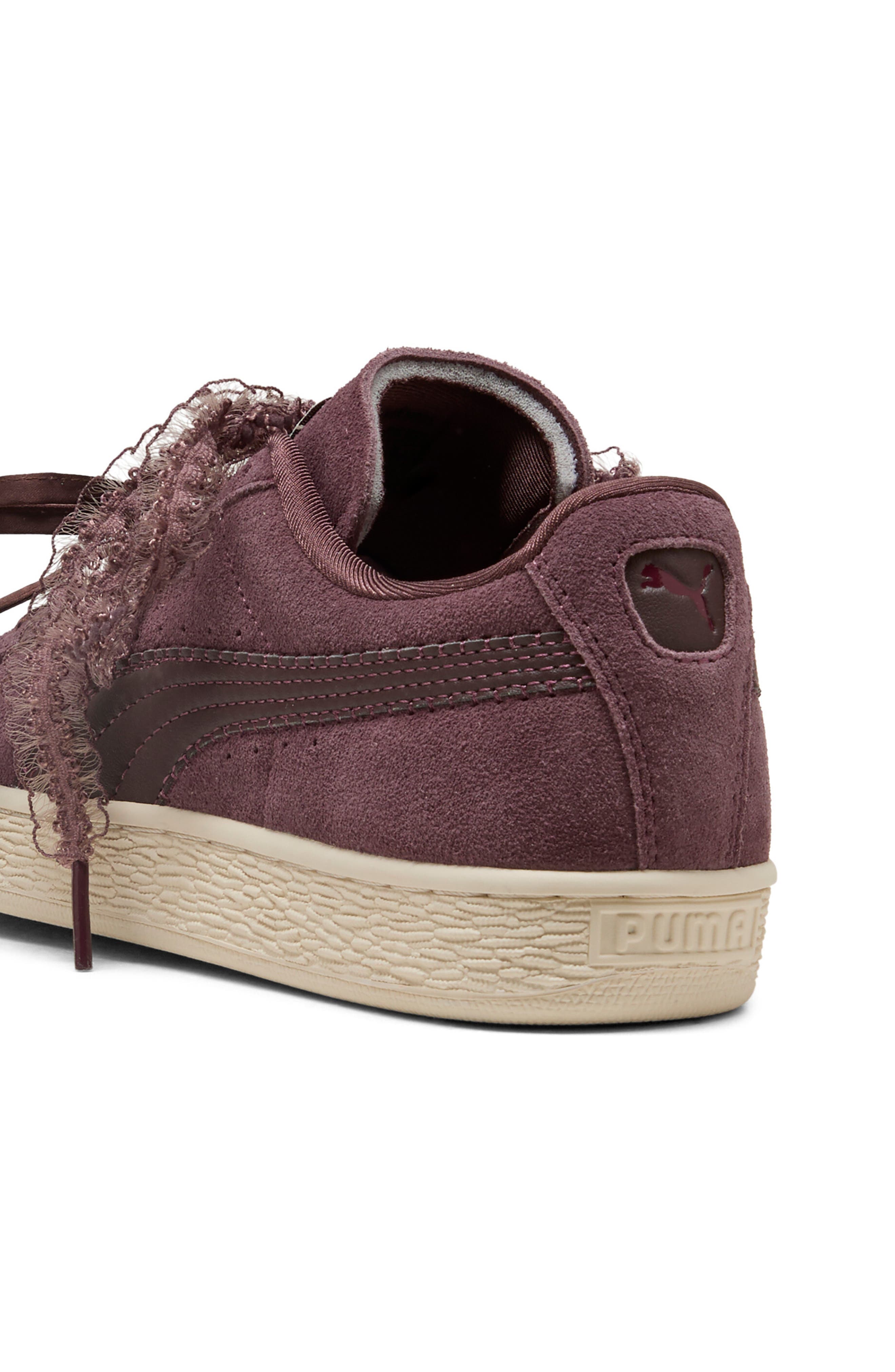 Suede Bloom Sneaker, Alternate, color, RICH COCOA/ CHOCOLATE FONDUE