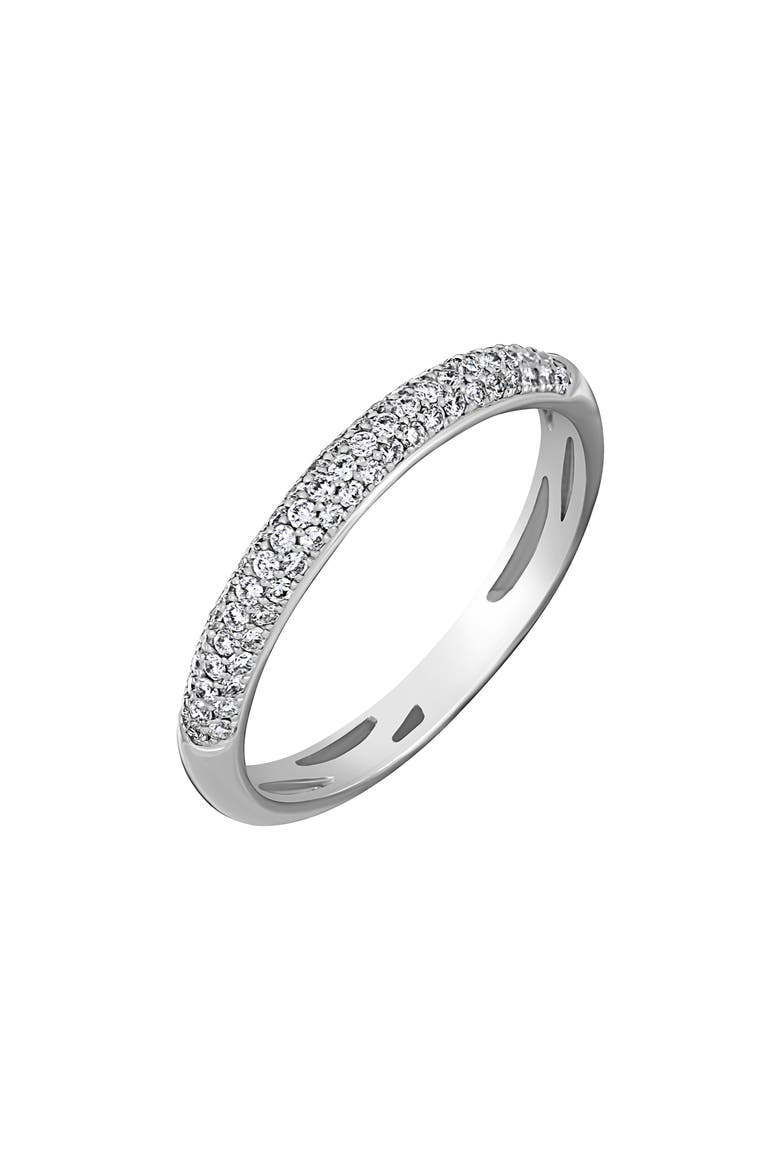 Audrey Diamond Stacking Ring, Main, color, 18KW WHITE GOLD