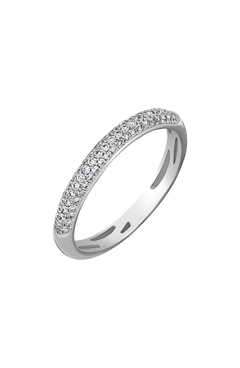 Bony Levy Icon Diamond Stacking Ring, Main, color, 18Kw