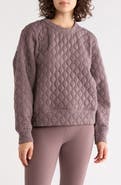 Z by Zella Retreat Quilted Crewneck Sweatshirt