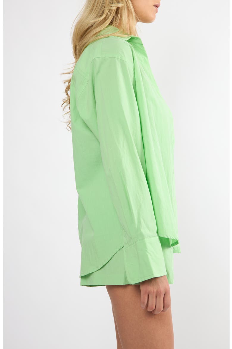 The Everyday Boyfriend Shirt, Alternate, color, GREEN