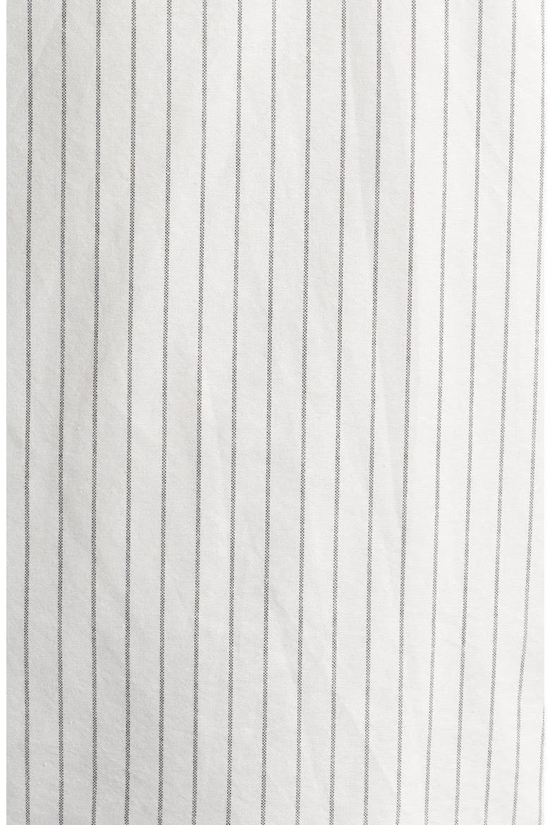 Stripe Quarter Zip Shirt, Alternate, color, WHITE
