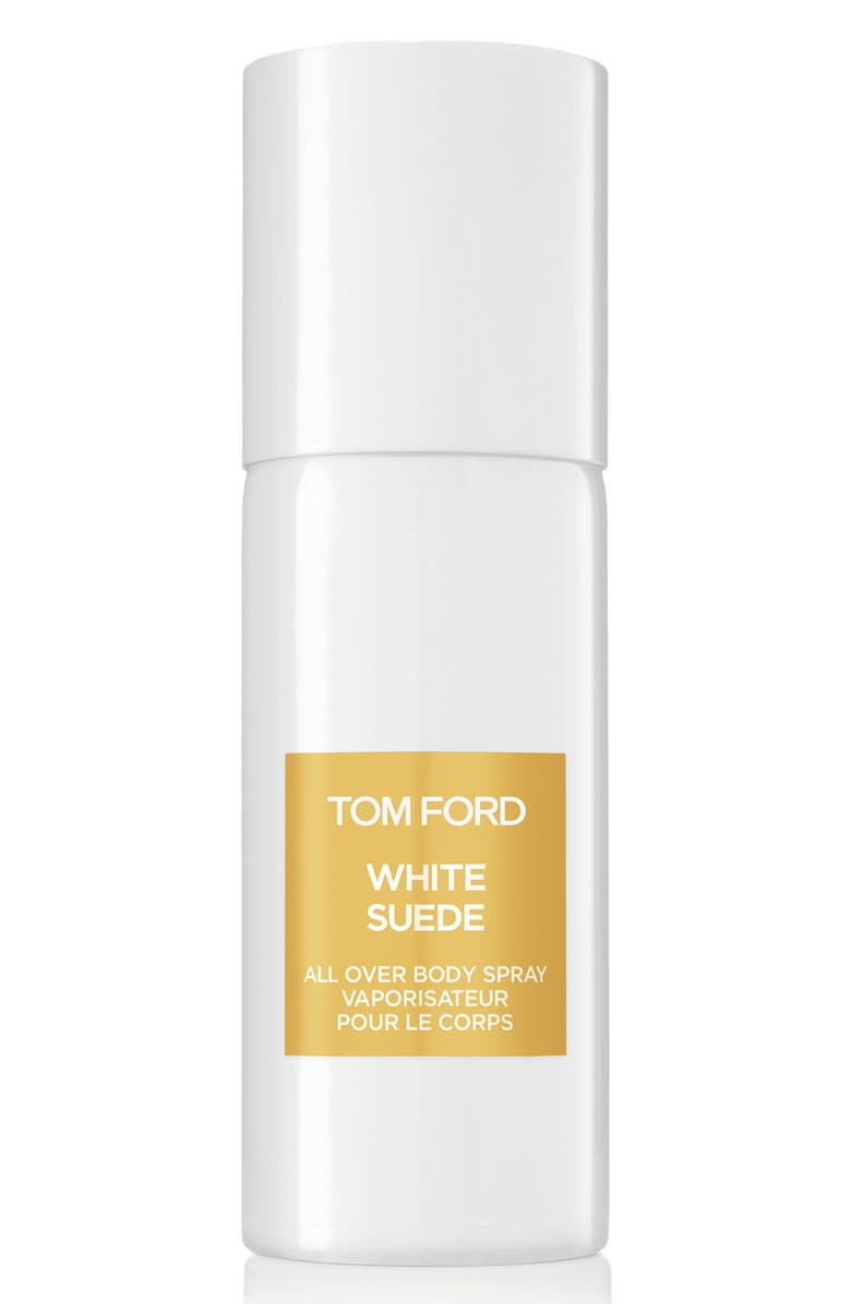 TOM FORD White Suede All Over Body Spray, Main, color, 