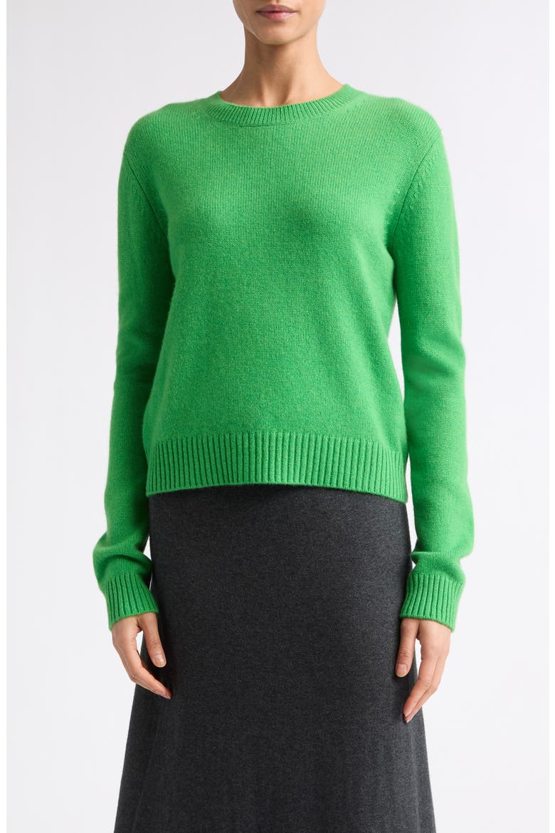 Mable Cashmere Crewneck Sweater, Main, color, BASILICO