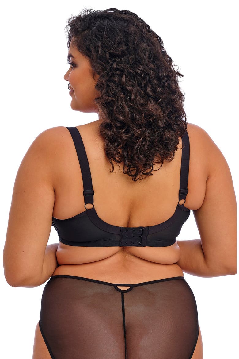 Sachi Full Figure High Waist Panties, Alternate, color, BLACK