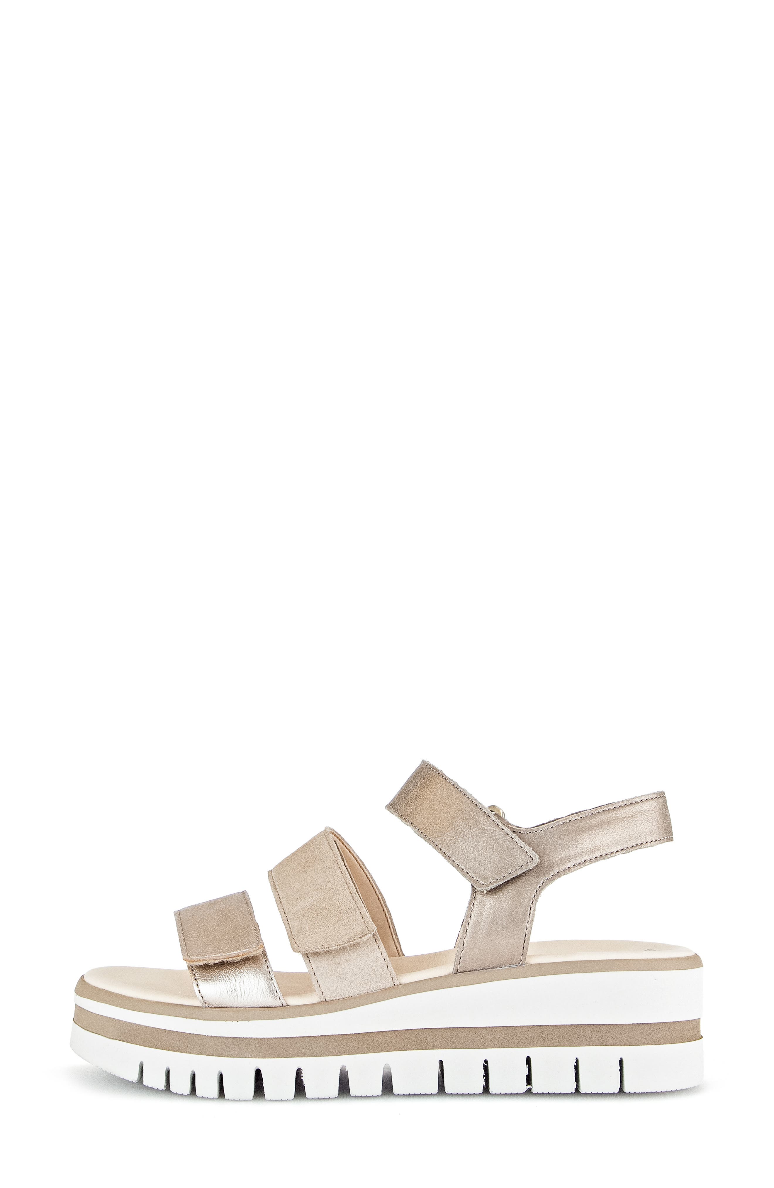Gabor Strappy Wedge Sandal, Alternate, color, Mutaro