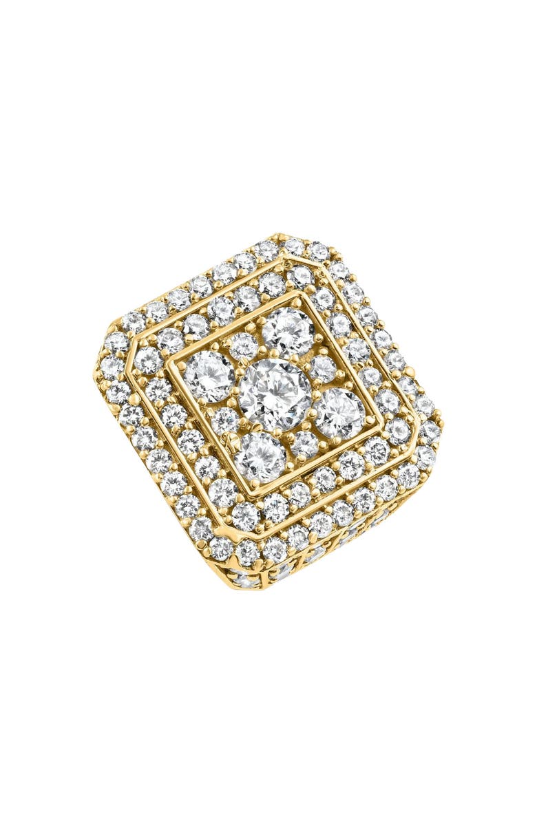 Bliss Diamond 33 Gram 8Ct Diamond Men's Pinkie Ring Solid 14k Gold Lab Grown, Main, color, 