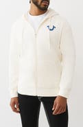 True Religion Stitched Logo Zip Hoodie