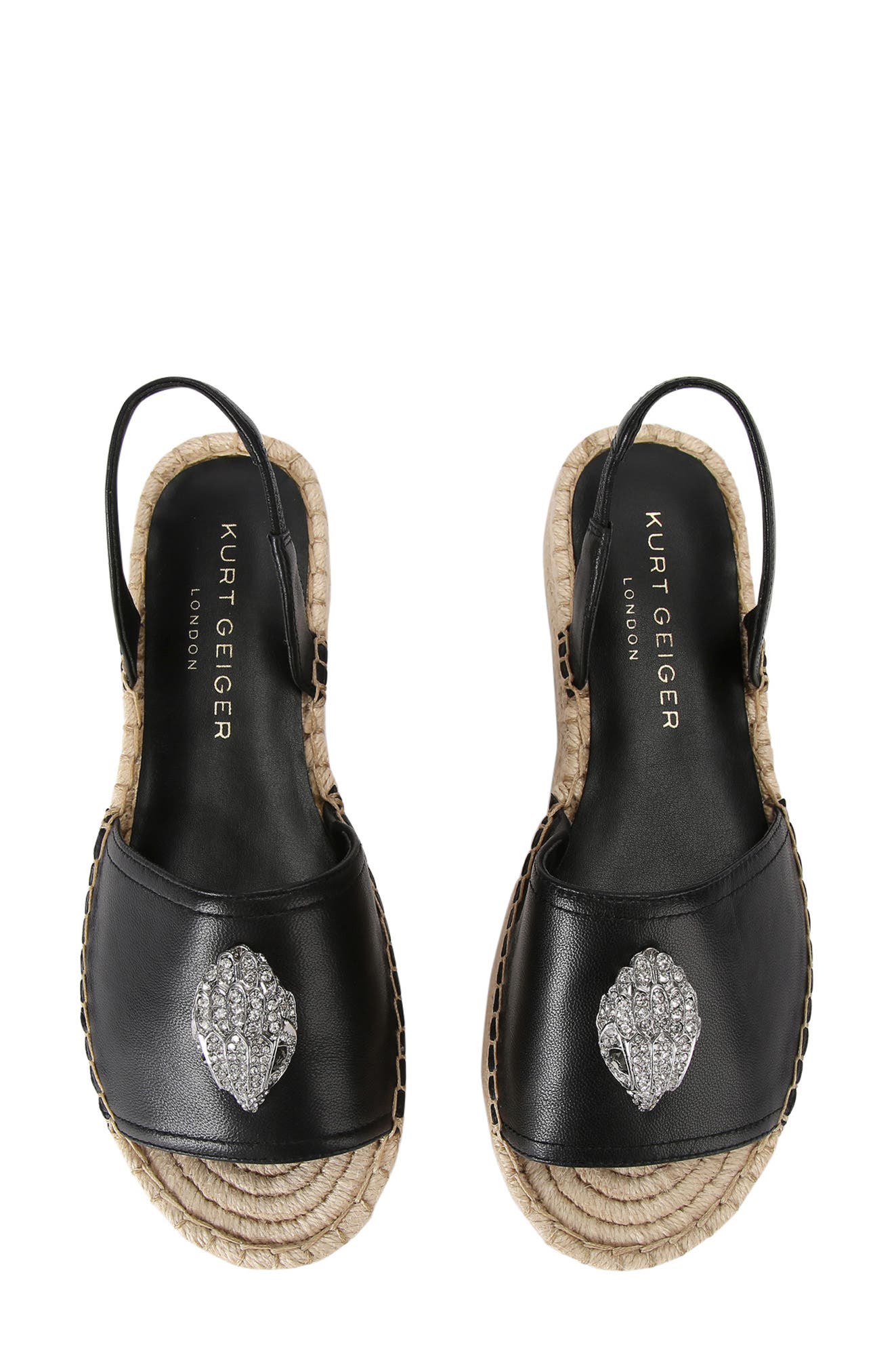 Kurt Geiger London Kensington Espadrille Slingback Sandal, Alternate, color, 